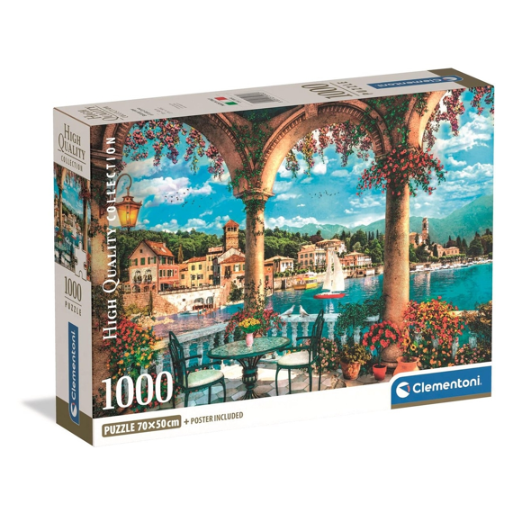 Clementoni Puzzel 1000 Stuks Balcony View Of Lake Como