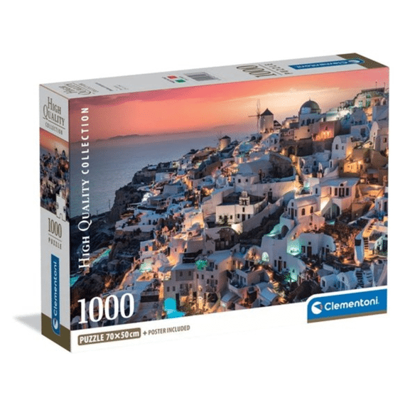 Clementoni Puzzel 1000 Stuks Shades Of Santorini