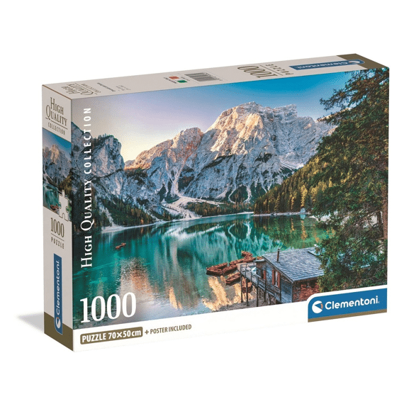 Clementoni Puzzel 1000 Stuks Emerald Lake Braies