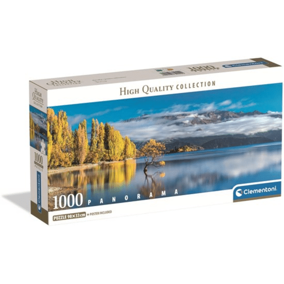 Clementoni Puzzel 1000 Stuks Panorama Wanakas Golden Reflections Compact