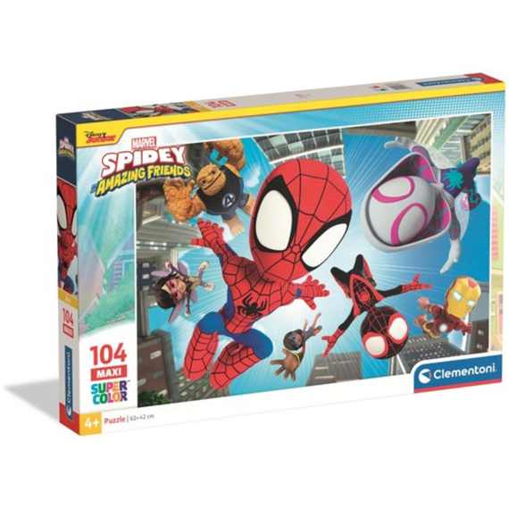 Clementoni Puzzel 104 Stuks Maxi Spidey And His Amazing