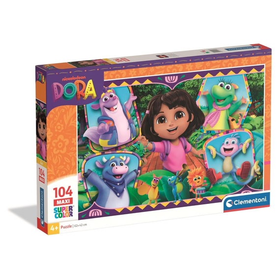 Clementoni Puzzel 104 Stuks Maxi Dora The Explorer