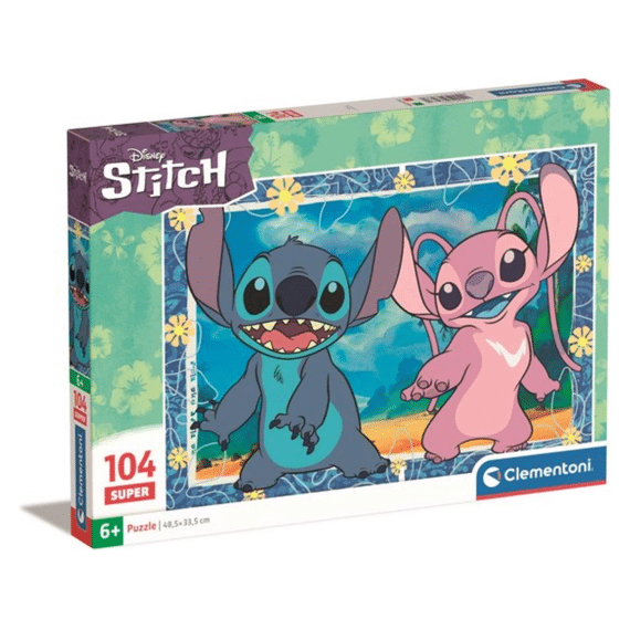 Clementoni Puzzel 104 Stuks Super Stitch Disney