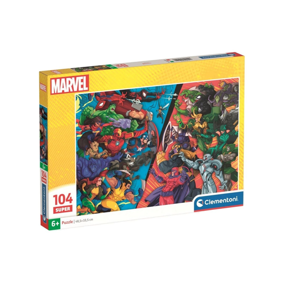 Clementoni Puzzel 104 Stuks Super Marvel Heroes Vs Villains
