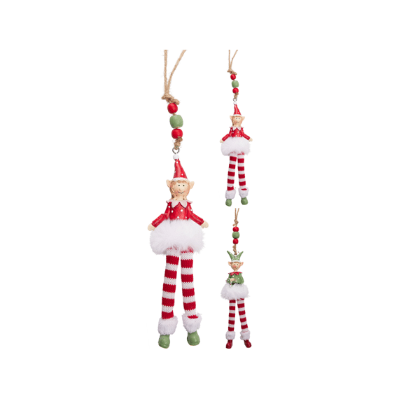 Elf Hangdeco 5x1x7cm assortiment