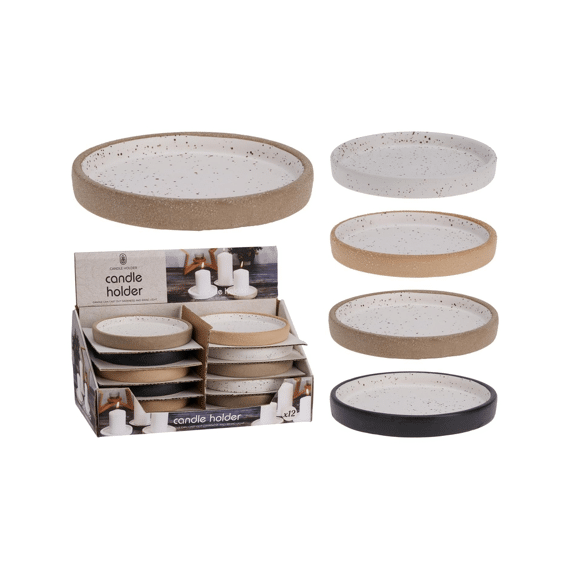 Kaarsplateau 10cm Assortiment