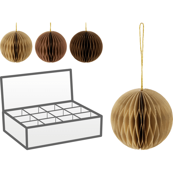 Bal Papier 100mm 3ass Kleur