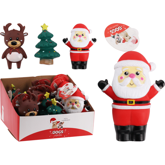 Hondenspeelgoed Kerst Vinyl Assortiment