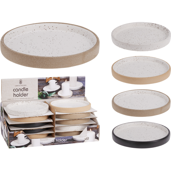 Kaarsplateau D12cm Assortiment