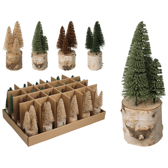 Kerstboom Deco 15cm Assortiment