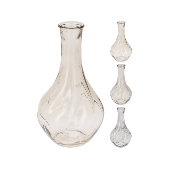 Vaas 9x17cm Glas Assortiment