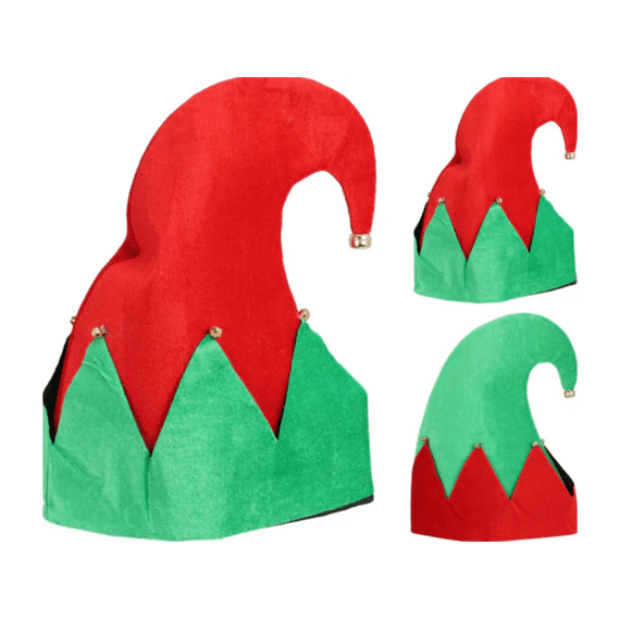 Elfenmuts Met Bellen 32cm Assortiment