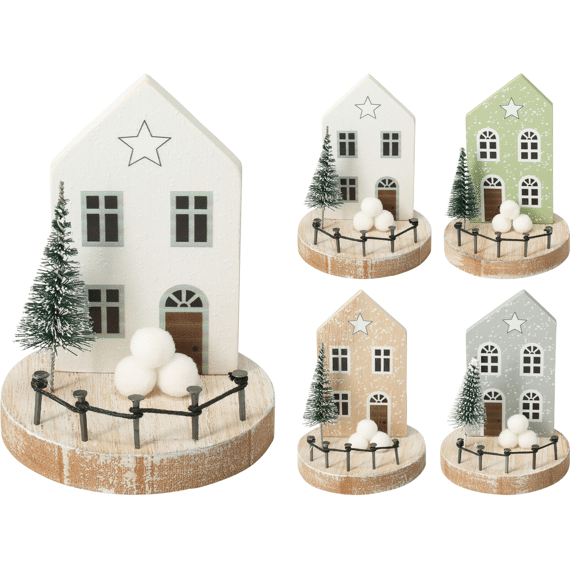 Huis Deco 115mm Assortiment