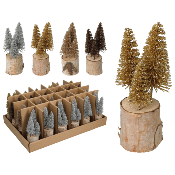 Kerstboom Deco 15cm Assortiment