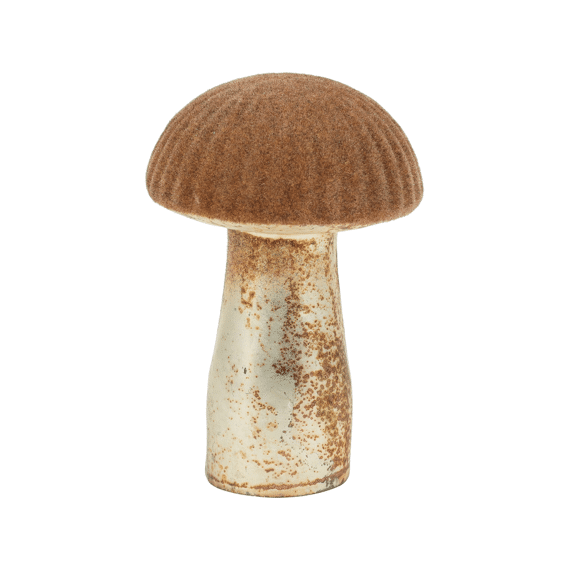 Paddenstoel 9cm Glas Roest