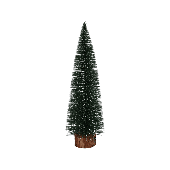 Kerstboompje 35cm Groen Sneeuw