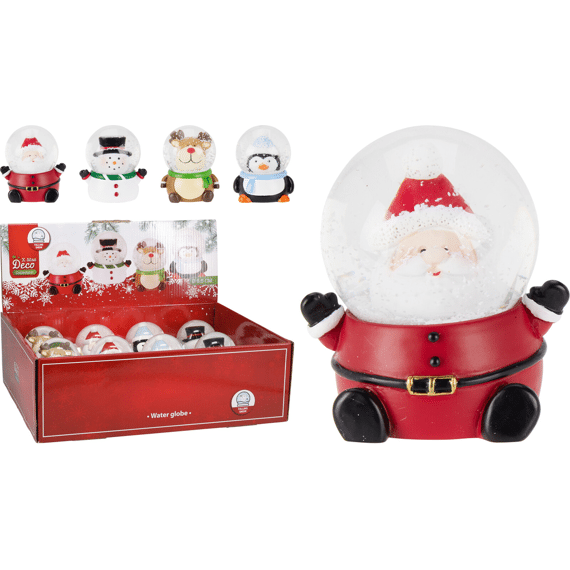 Waterbal 65mm Kerstfiguur Assortiment