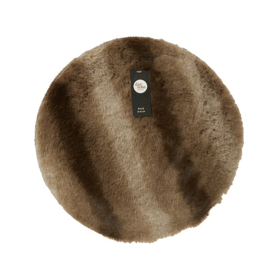 Kleedje Rond D38cm Faux Fur