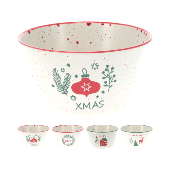 Schaal Aardewerk Dia 140x80mm Assortiment