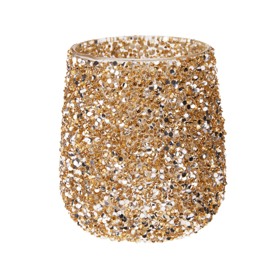 Theelichthouder 105mm Beaded