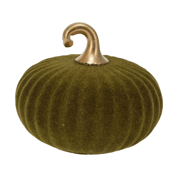 Pompoen 12cm Glas Licht Groen