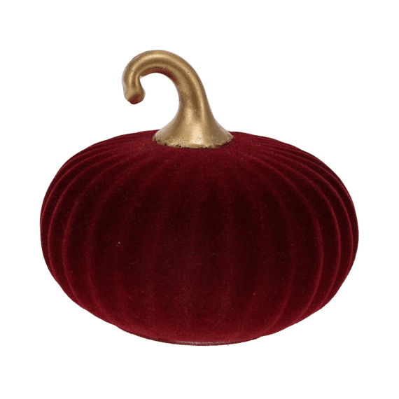 Pompoen 12cm Glas Rood