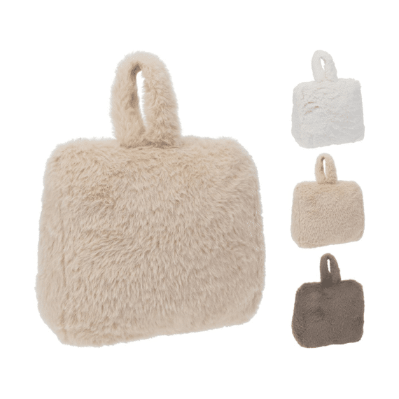Deurstopper Faux Fur 17x7cm Assortiment
