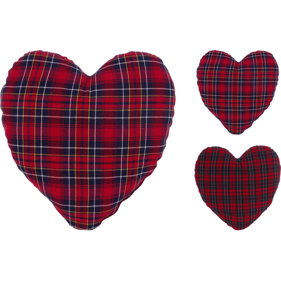 Kussen Hart 34x34cm Assortiment