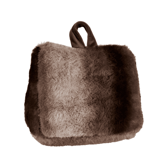 Deurstopper 17x8cm Faux Fur