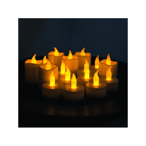 Theelicht Met Led Set 16sts