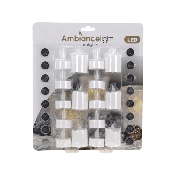 Theelicht Met Led Set 16sts