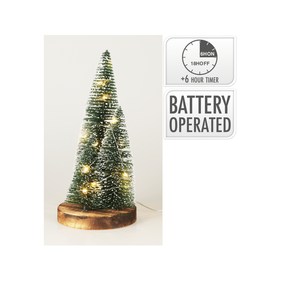 Kerstbomen 3sts Op Voet 30cm