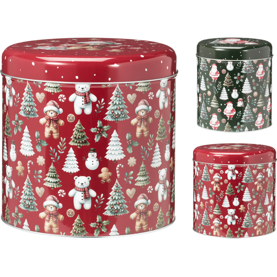 Voorraadblik Set 2sts  Xmas Decor assortiment