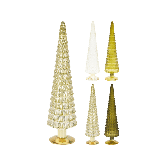 Boom Glas 34cm Groen Per Stuk/Per Kleur