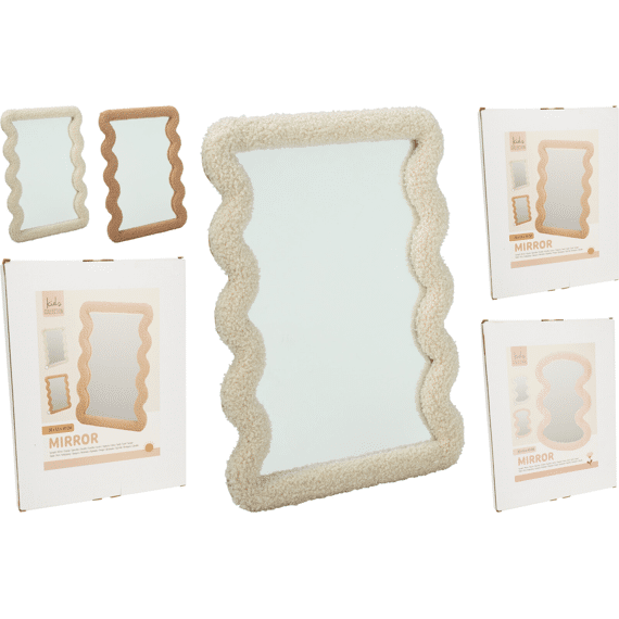 Spiegel Teddy 300x15x400mm Assortiment Prijs Per Kleur/Design