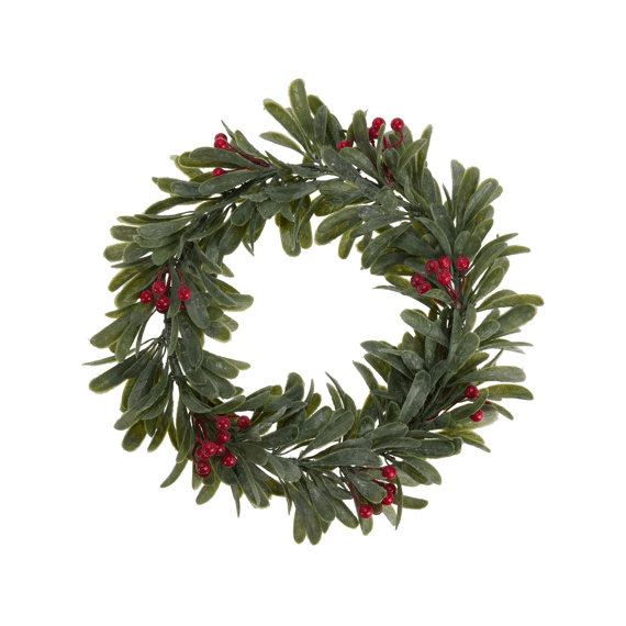 Krans Bessen 35cm Rood