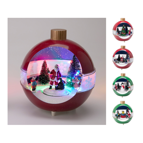 Sneeuwbal Kerst Met Led Assortiment