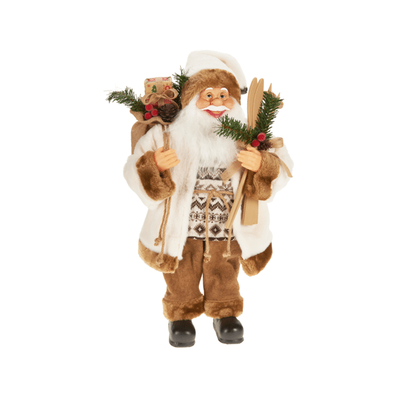 Kerstman Staand 60cm Bruin