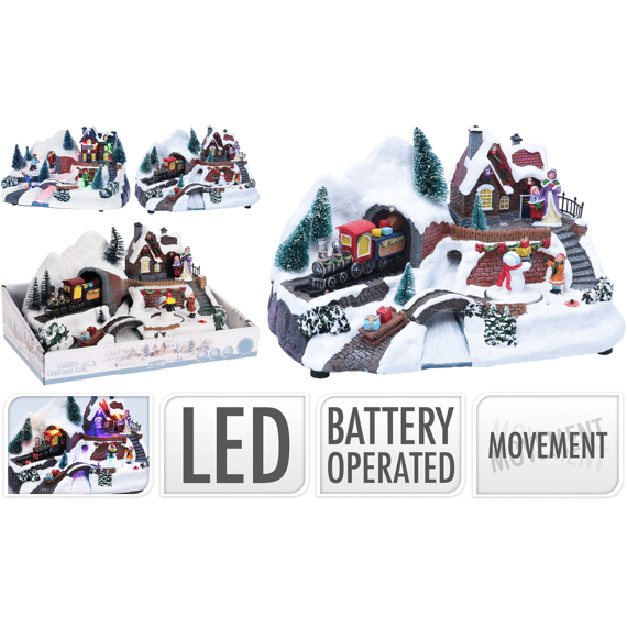 Kersttafereel Led En Beweging Assortiment