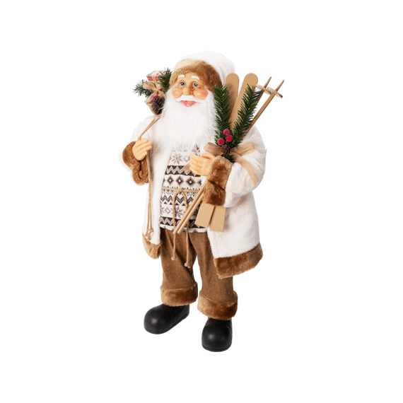 Kerstman Staand 80cm Bruin