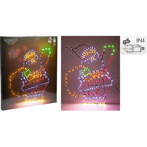 Kerstman 70cm 321 Led