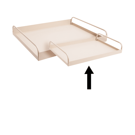 Dienblad Zand Kleur Klein