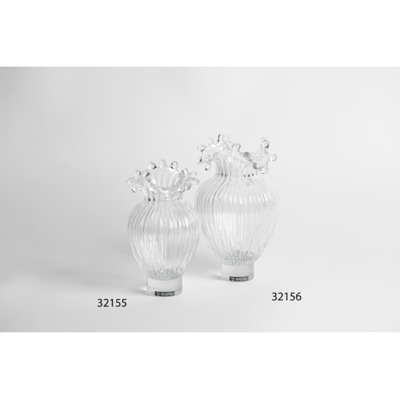 Royalty Robe - Glazen Vaas - Ø12,5xh19,5cm