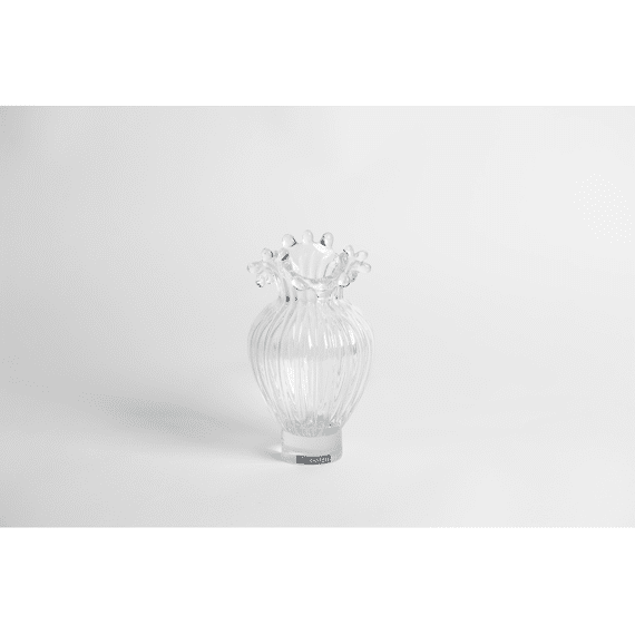 Royalty Robe - Glazen Vaas - Ø12,5xh19,5cm