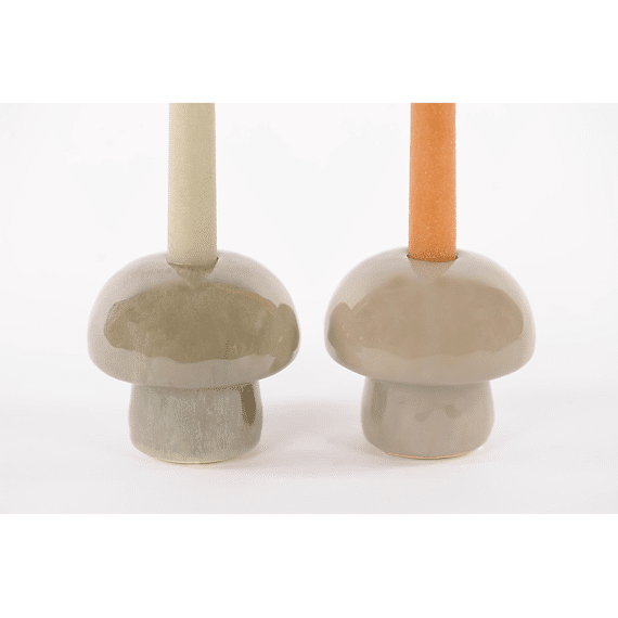 Seta  - Kandelaar Keramiek - Ø9,7xh8,9cm - Assortiment