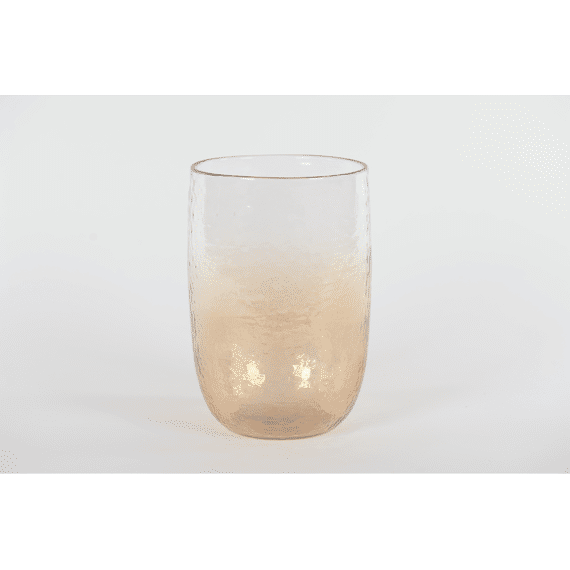 Golden Day - Glazen Vaas - Ø18xh28cm