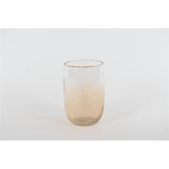 Golden Day  - Glazen Vaas  - Ø14xh22cm