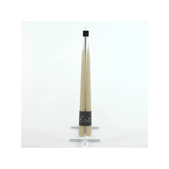 Luz Your Senses Smooth - Koppel Tafelkaarsen - Eucalyptus - L30xø2,2cm