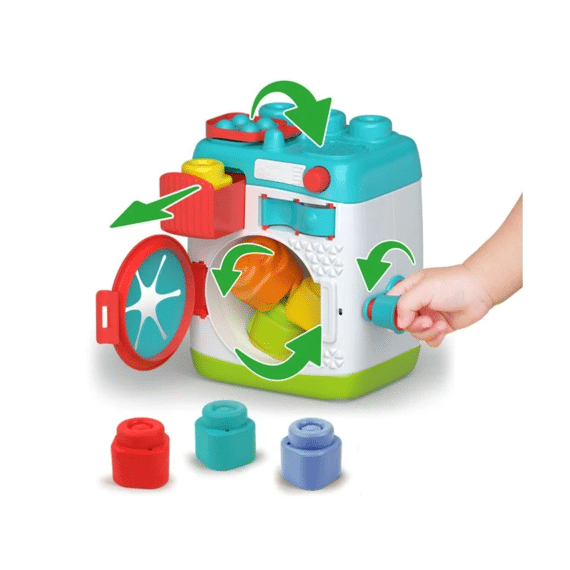 Clemmy Wasmachine Met Activiteiten En 6 Blokken