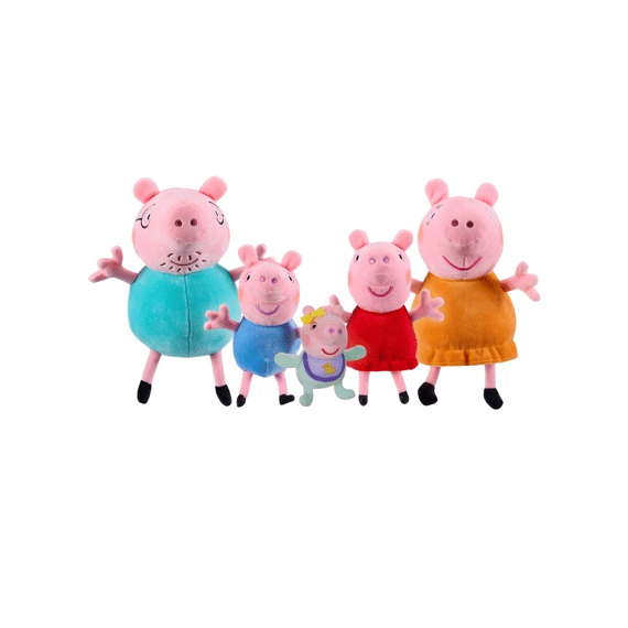 Peppa Pig Family 5-pack Pluche
